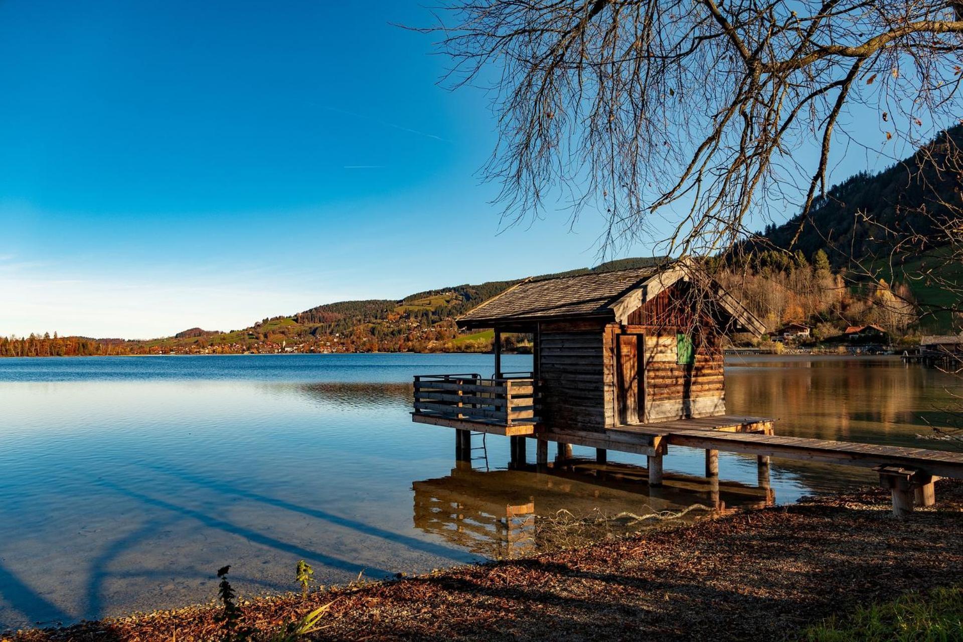 Studio Am Duernbach - Modern, Ruhig & Zentral Am Schliersee Mit Parkplatz Exterior photo